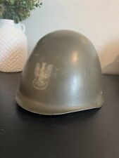 VINTAGE POLISH wz67 M53 STEEL HELMET - COLD WAR WARSAW PACT COLLECTIBLE picture