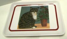 Vintage Pimpernel Melamine Sandwich Trinket Tea Coin Trays Cat Lover  picture