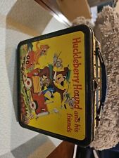 1961 Huckleberry Hound And Friends Quick Draw McGraw Metal Lunch Box picture