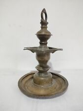 Antique Brass Rooster Traditional Oil Lamp 9
