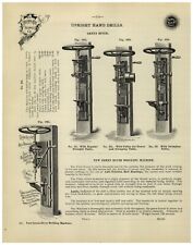 1895 PAPER AD 4 PG Green River Upright Post Drill Hand Power #22 #2 #3 #4 Stow picture