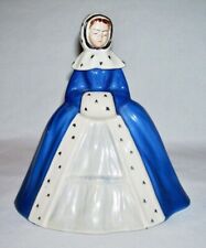 MARIE BRIZARD & ROGER~ Beautiful Lady w/Blue Coat SHERRY DECANTER/BOTTLE~France  picture