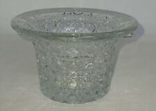 Vintage Avon Collectible Button Design Pressed Clear Glass Candy Trinket Dish picture