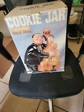 Vintage Clay Art ~ Bass Man ~ Collectible Cookie Jar 2001 Jazz Player w/ Box EUC picture