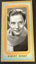 1938 Carreras  FILM FAVOURITES #20 ROBERT DONAT picture