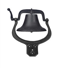Large Cast Iron Dinner Bell for Farm Church School Antique Vintage Style School picture