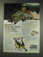1991 Abu Garcia Cardinal Gold Max Reel Ad - Down Under picture