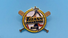 Cooperstown Baseball Pinback Tobay Titans 2021 SPINNER PIN REAR PIN FAST SHIP picture