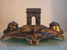 Antique Grand Tour ARC DE TRIOMPHE Arch of Triumph PARIS Inkwell 19th ct picture