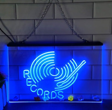 DJ Records Turntable LED Neon Light Sign Bar Club Pub Studio Home Wall Art Decor picture