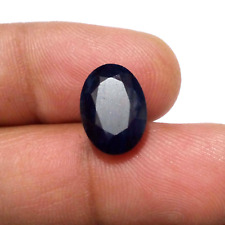 100% Natural Ultimate Blue Sapphire Faceted Oval Shape 10.50 Crt Loose Gemstone picture
