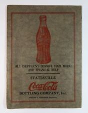 1931 Coca-Cola Advert Barium Springs Orphan School Yearbook Statesville N.C. picture