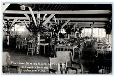 c1940's Pavilion Dining Room Epworth Heights Scottsville MI RPPC Photo Postcard picture