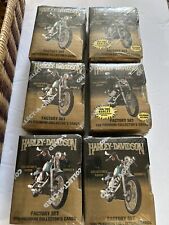 Six 1992 Harley Davidson Collectors 100 Card Series 2 Sealed Factory Sets VTG picture