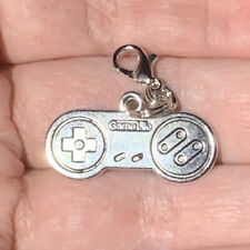 Silver PlayStation Game System Remote Control Charm Zipper Pull &Keychain Add On picture