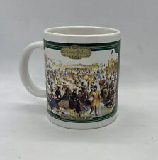 Vintage Currier and Ives Christmas Central Park Winter 1862 Coffee Tea Mug 16 picture