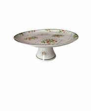 Vintage Enesco  Cake Stand Strawberry Dot  In Fine China picture