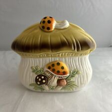 Sears Roebuck & Co Ceramic Merry Mushroom Napkin Holder 1978  picture
