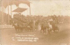 Stage Coach Race Rodeo Pendleton Oregon 1921 Real Photo RPPC picture