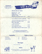 1977 LAMBERT INTERNATIONAL AIRPORT vintage menu THE HANGAR - St. Louis, Missouri picture