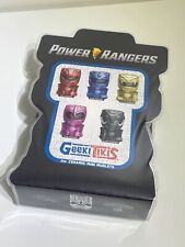 Geeki Tikis Power Rangers 5-Pk Collector Set 2oz Ceramic Mini-Mugs Shot Glasses picture
