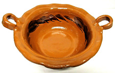 Tlaquepaque Cazuela De Barro Terracotta Clay Traditional Mexican Casserole 11