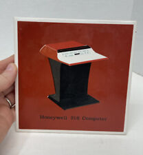 Vintage Rare Early Honeywell 316 Computer Ceramic Tile, Promo Advertisement 1969 picture