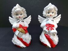 Vintage Relco Japan Christmas Angel Salt & Pepper Shakers picture