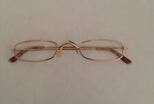 Vintage Delicate Eyeglass Frames gold oval picture