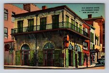 New Orleans LA-Louisiana, Old Absinthe House, Advertising, Vintage Postcard picture