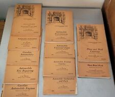 International Correspondence School Automobile 9 Manuals 1945- 2 Extra-Home 1944 picture