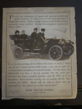 1908 Oldsmobile Touring Car Roadster Automobile Ad picture