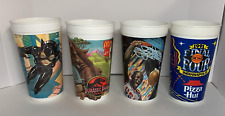 Lot Of 4 1992 McDonalds Cups Catwoman / Jurassic Park / Jordan / Final Four 91 picture
