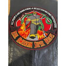 UNIK Black Leather - Harley Davidson - Firefighters Patch - Size 46 - Amazing picture