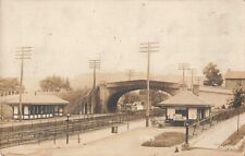 Railroad Depot Port Royal Pennsylvania PA Train Tracks 1915 Real Photo RPPC picture