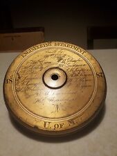 Vintage 1887 Engineering Department UNIVERSITY OF MICHIGAN Old Brass Plaque  picture
