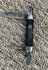 Vintage 1950s-60s Boy Scout BSA 4-Blade Folding Pocket Knife USA picture