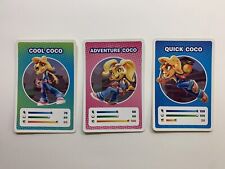 Lot Of 3 Coco Bandicoot Cards Crash Team Rumble Collector Game 2023 Happy Meal picture