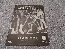 1962-63 BOSTON CELTICS Yearbook BOB COUSY BILL RUSSELL JOHN HAVLICEK Rookie  picture