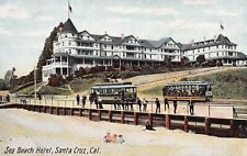 Sea Beach Hotel, Santa Cruz, California, Early Postcard picture