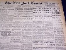 1938 JULY 24 NEW YORK TIMES - NEW YORK SUBURBS FLOODED, 8 DEAD - NT 2391 picture