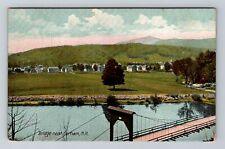 Gorham NH-New Hampshire, Bridge, Aerial Scenic View, Vintage Postcard picture