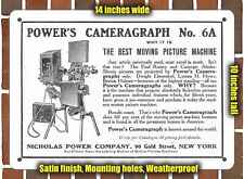 Metal Sign - 1912 Power's Cameragraph- 10x14 inches picture