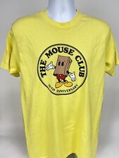 Rare The Mouse Club 10th Anniversary Shirt Vintage Disneyana Collectable 50/50 L picture