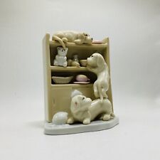 Vintage Summit Collection Puppies Playing In The Cupboard Figurine Vintage Minty picture