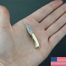 Mini Stainless Steel Folding Pocket Knife Small Keychain Blade Outdoor Survival picture