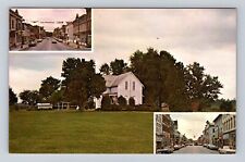 Wapakoneta OH-Ohio, Scenic Greetings, Downtown, Farmhouse, Vintage Postcard picture
