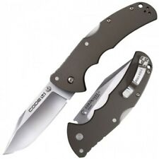 Cold Steel Code-4 Lock Back Knife Gray Aluminum Handle Plain S35VN Edge 58PC picture