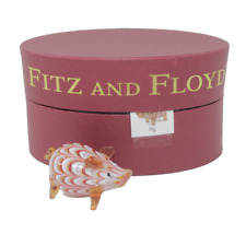 Fitz and Floyd Glass Menagerie Pig 43/102 with Original Box 2003 picture
