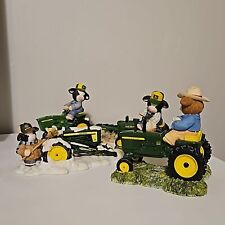 Lot of 4 Mary's Moo Moos Collectible John Deer Figurines picture